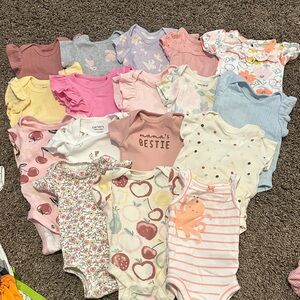 Assorted Colorful Kids One Pieces Set